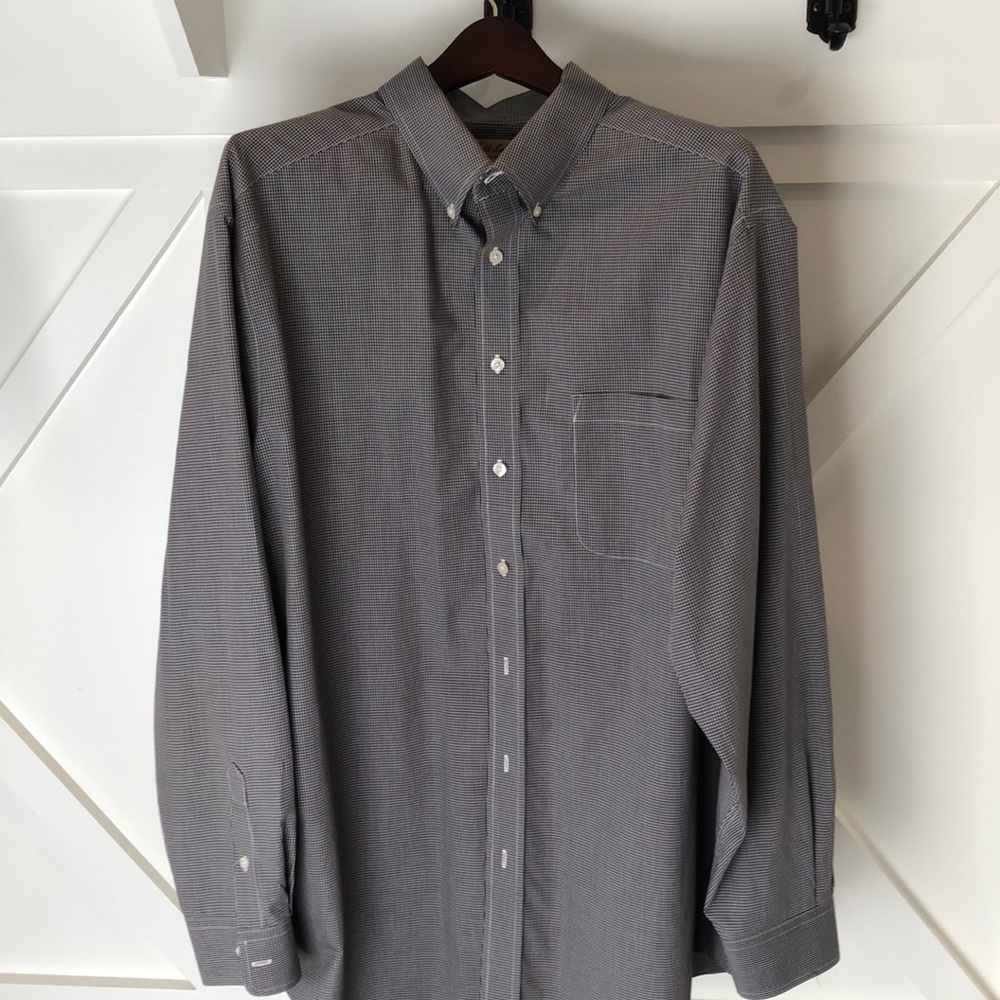 Men’s Buttondown- Brown 2XT. Awesome condition
